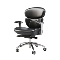 AI generated Clear Background Swivel Chair, Perfect for Diverse Design Implementations png