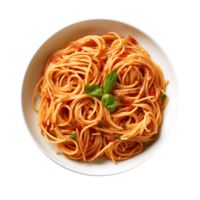 AI generated Spaghetti Extracted on Transparent, Simplifying Integration into Designs png