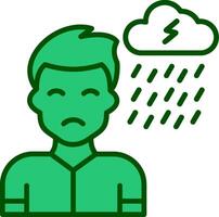 Depression Vector Icon