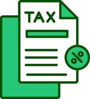 Tax Discount Vector Icon