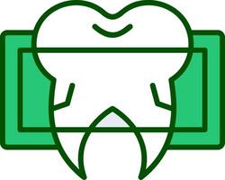 Dental X Ray Vector Icon