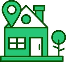 Home Location Vector Icon