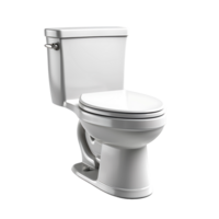 AI generated Isolated Modern Toilet Bowl, Blending Functionality with Graphic Elements png