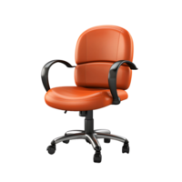 AI generated Swivel Chair on a Blank Canvas, Granting Freedom for Customized Graphic Implementations png