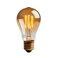 AI generated Light Bulb Clipping Path for Precision in Detailing and Customization png