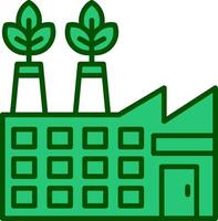 Eco Factory Vector Icon