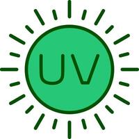 Ultravoilet Vector Icon