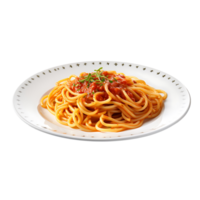 ai genererad transparent bakgrund för spaghetti, förstärkning design anpassningsförmåga png