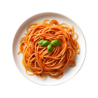 ai generato spaghetti trasparenza, senza soluzione di continuità mescolanza in design contesti png