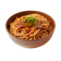 AI generated Clear Cut Yaki Soba Image for Professional Asian Culinary Graphics png