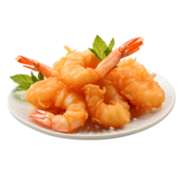 AI generated Clean Tempura Cutout, Ensuring a Polished Appearance in Culinary Graphics png