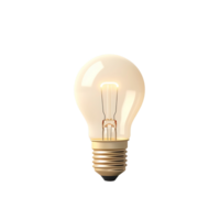 AI generated Clear Light Bulb Imagery, High Quality Visuals for Professional Presentations png