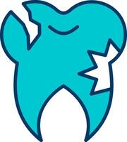 Caries Tooth Vector Icon