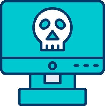 Computer Hacking Vector Icon