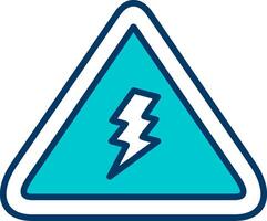 Electrical Danger Sign Vector Icon