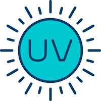 ultravioleta vector icono