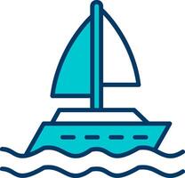 Yacht Vector Icon