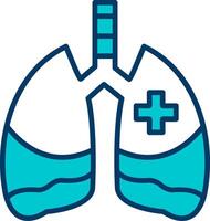 icono de vector de pulmones