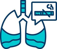 icono de vector de pulmones