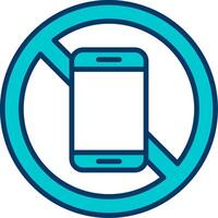 No Mobile Phone Vector Icon