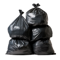 AI generated Isolated Disposable Bin Liner, Ensuring a Tidy Appearance in Waste Management Designs png