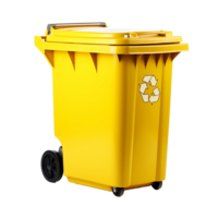 AI generated Clear Cut Bin Image, Professional and Neat Waste Management Graphics Guaranteed png