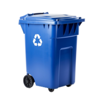 AI generated Isolated Trash Receptacle, Ideal for Focused Design Elements and Specialized Projects png