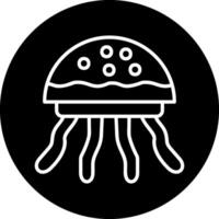 icono de vector de medusas