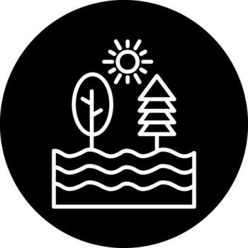 River Vector Icon