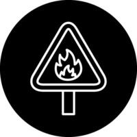 Flammable Vector Icon