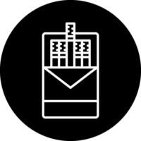 Cigarette pack Vector Icon