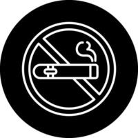 ningún icono de vector de cigarro