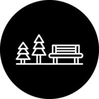 Rest Area Vector Icon