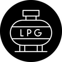 licuado petróleo gas vector icono