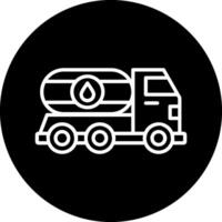 Oil Truck Vector Icon