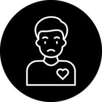 Volunteer Man Vector Icon