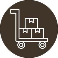 Factory Trolley Vector Icon