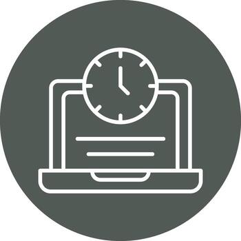 trabajo excesivo vector icono