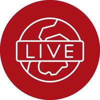 Live Broadcast Vector Icon