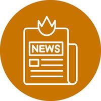 Breaking News Vector Icon