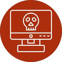 Computer Hacking Vector Icon