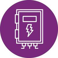 High Voltage Box Vector Icon