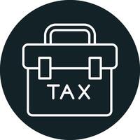 Tax Portfolio Vector Icon