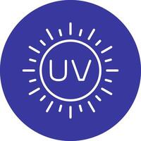 ultravioleta vector icono