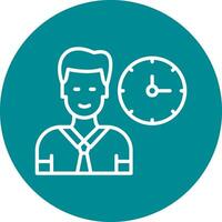 Work Time Vector Icon