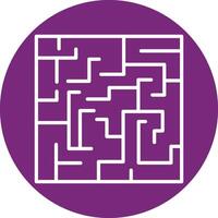 Maze Vector Icon