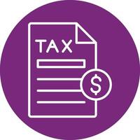 Tax Payment Vector Icon