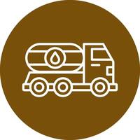 Oil Truck Vector Icon