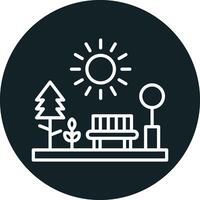 Park Vector Icon