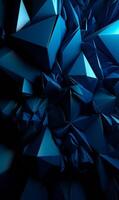 AI generated Abstract background with variety of geometric shapes. photo